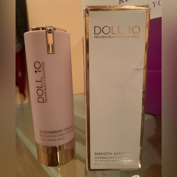 Doll 10 smooth assist overnight facial 11% triple acid resurfacing serum - Picture 2 of 6